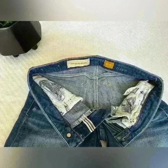 Pilcro and the Letterpress Stet Anthropologie Denim Shorts Size 25 - Picture 5 of 7